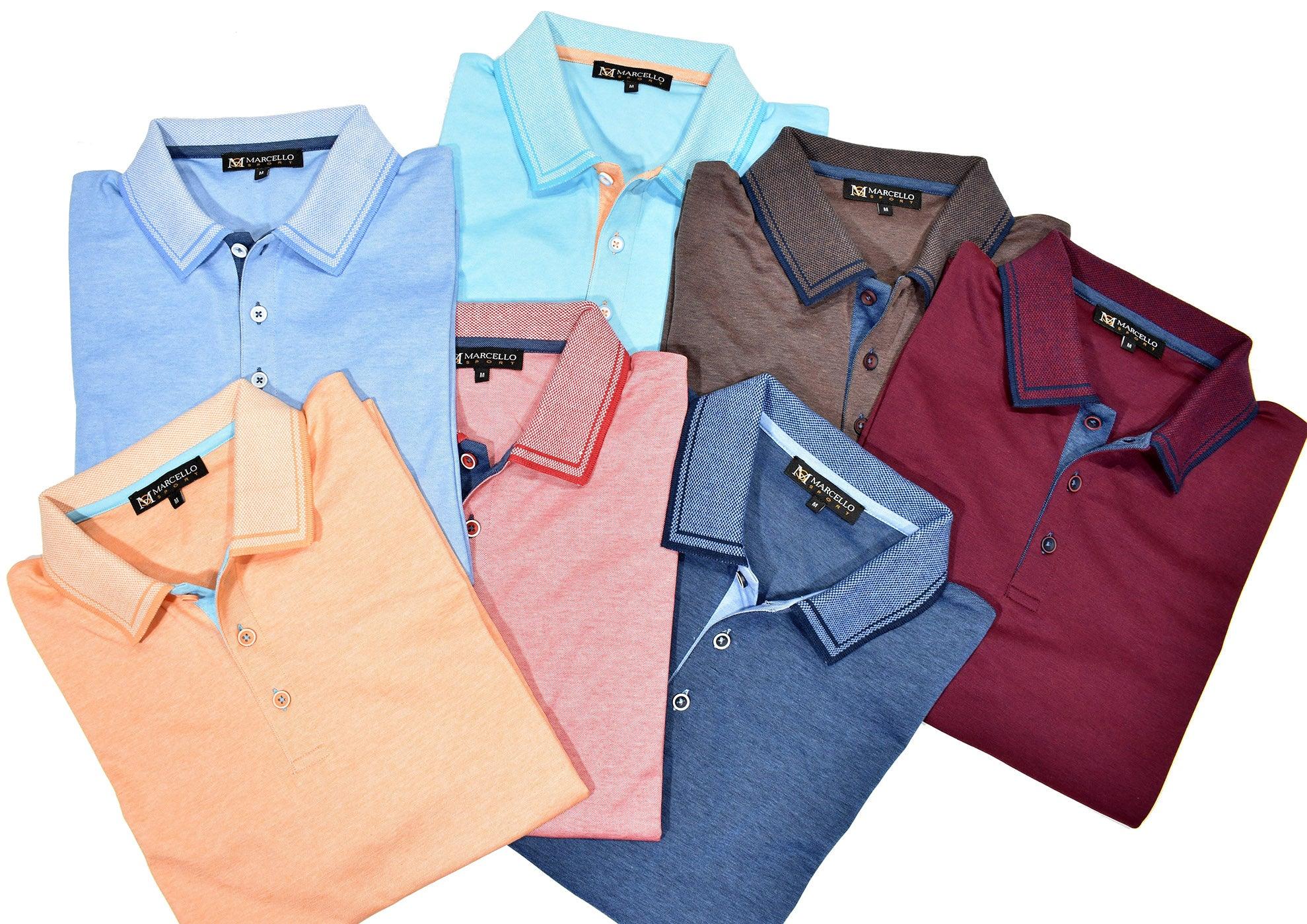 Modern Fit Tees & Polos - Marcello Sport