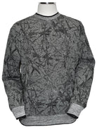 Marcello mens steel abstract sweater.
