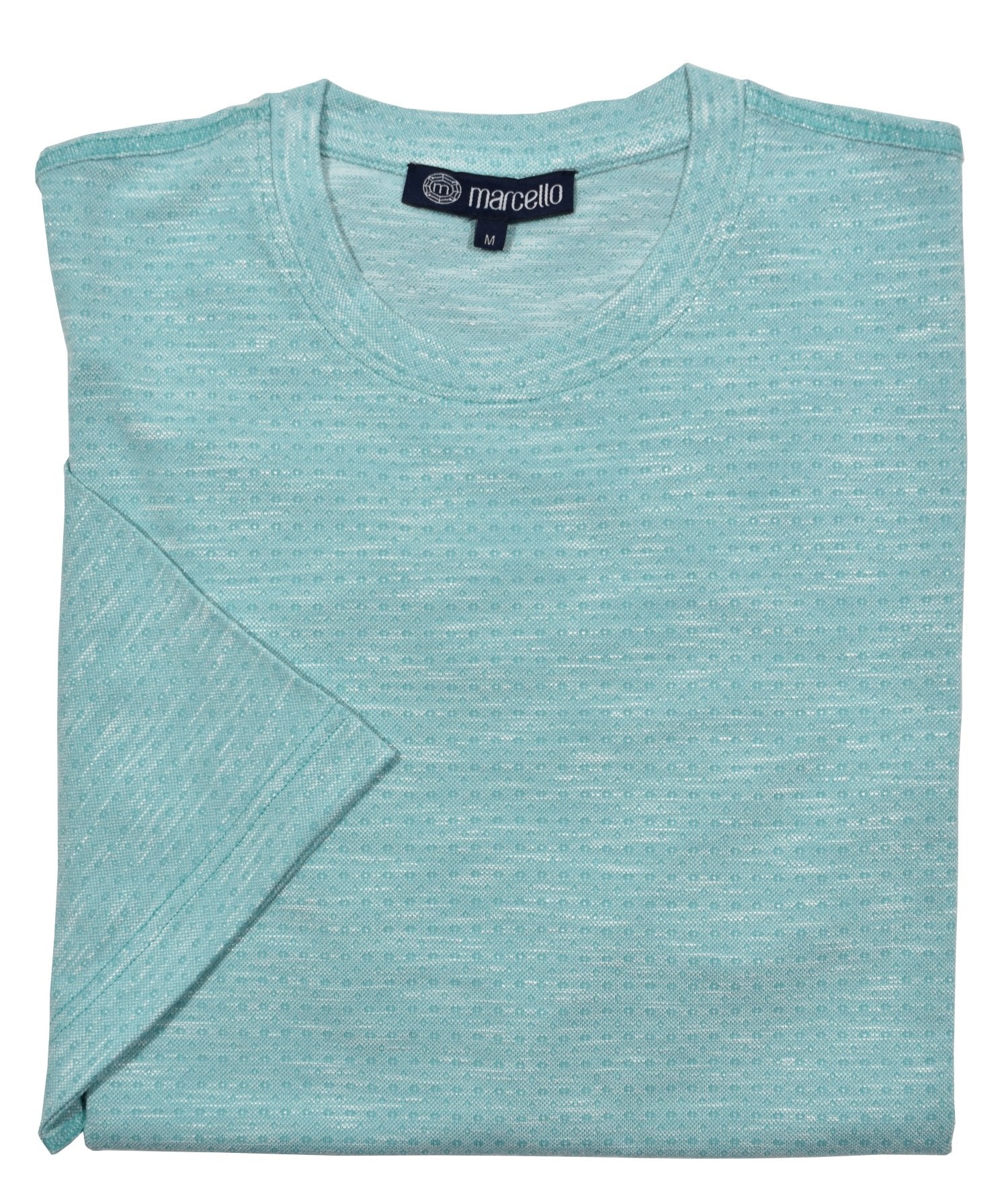 The Marcello sport knit features a super soft hand feeling viscose and elastin blend fabric, with a classic two color pique stitch for the perfect day or night look.