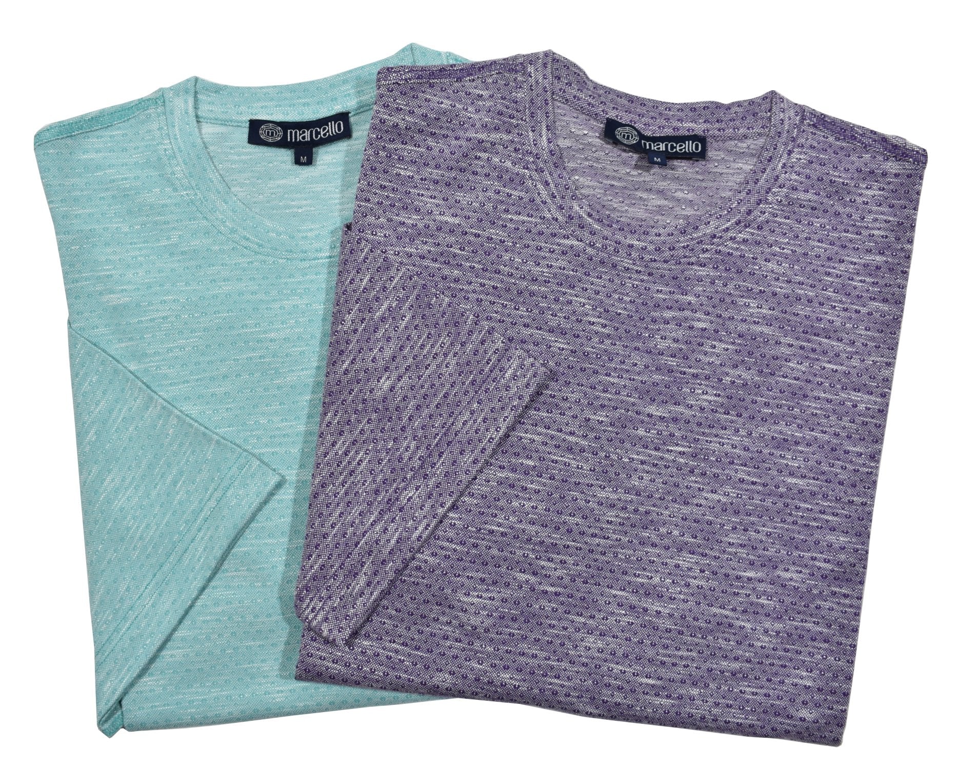 The Marcello sport knit features a super soft hand feeling viscose and elastin blend fabric, with a classic two color pique stitch for the perfect day or night look.