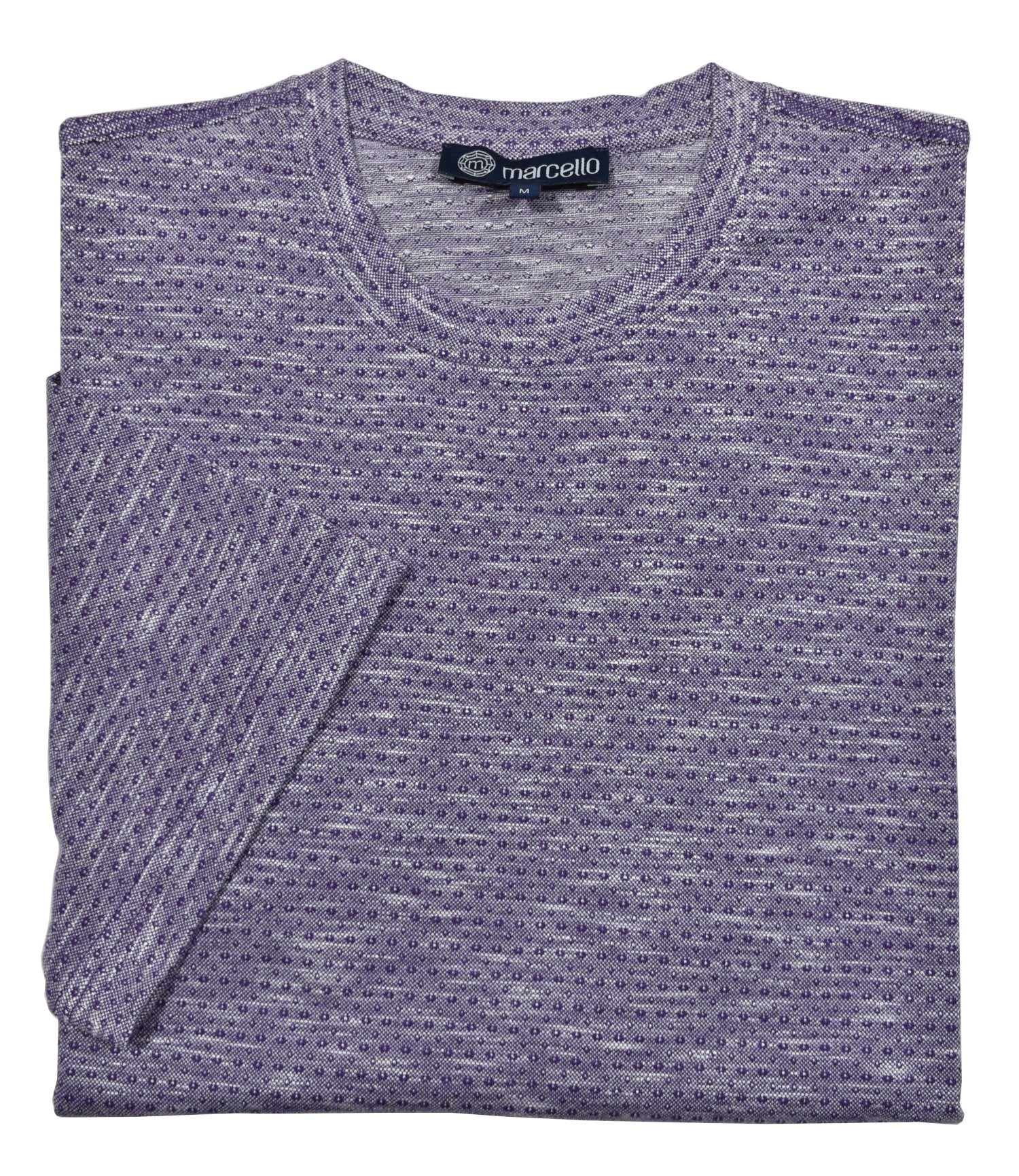 The Marcello sport knit features a super soft hand feeling viscose and elastin blend fabric, with a classic two color pique stitch for the perfect day or night look.