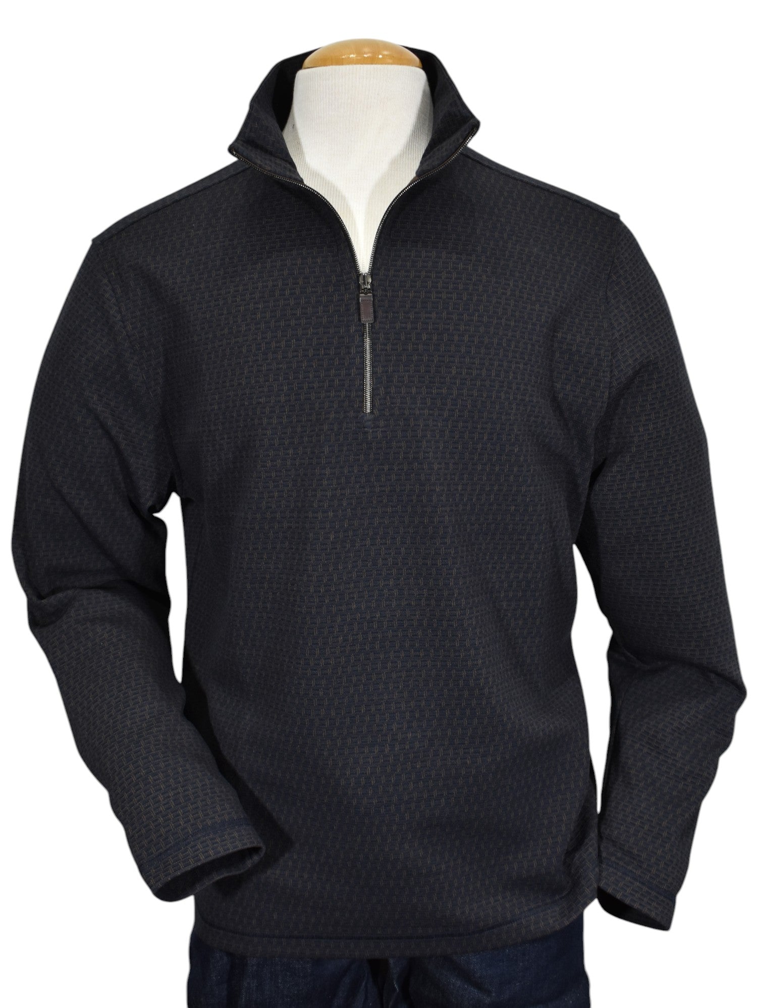 Experience comfort and style with our Marcello Buckhead Quarter Zip.