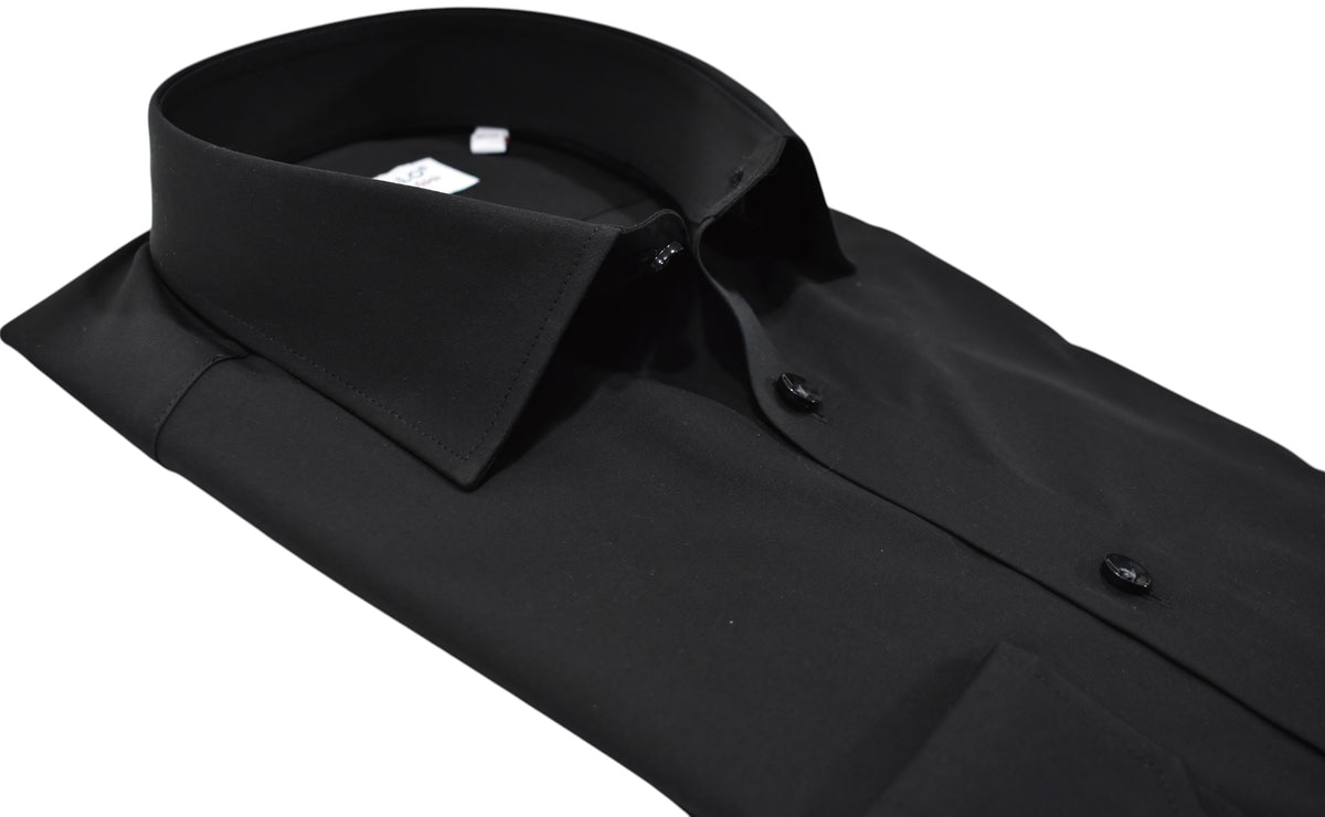 Marcello Non Iron dress shirt in black.