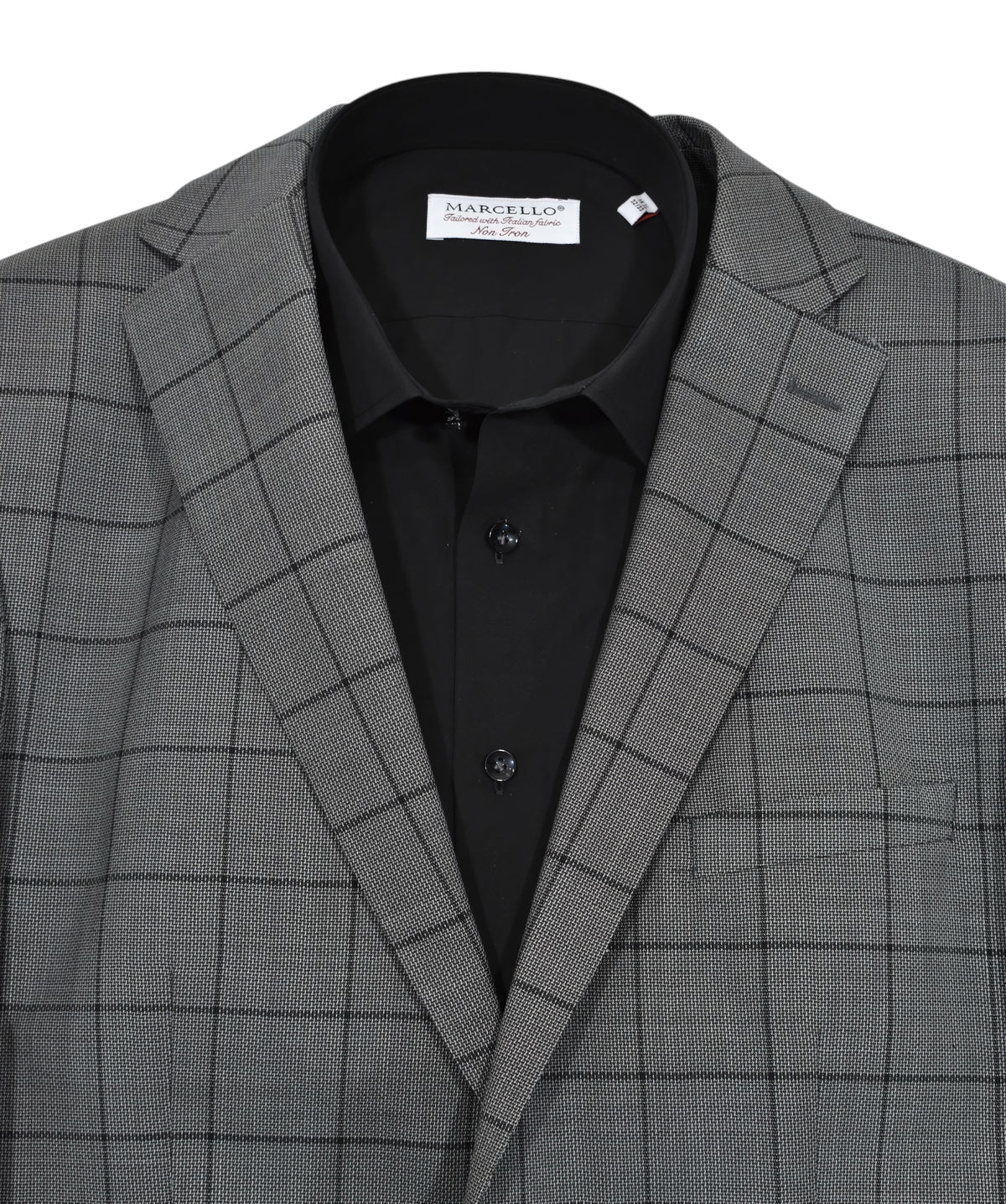 Marcello Non Iron dress shirt in black.