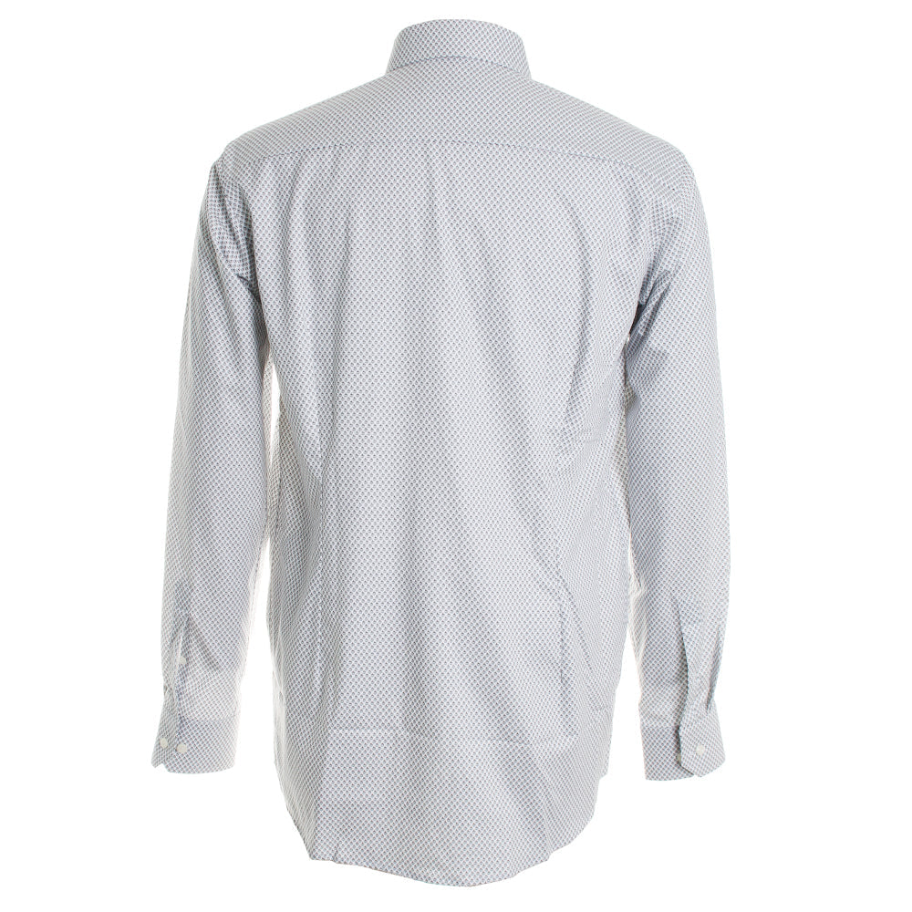 Eton coffee printed shirt