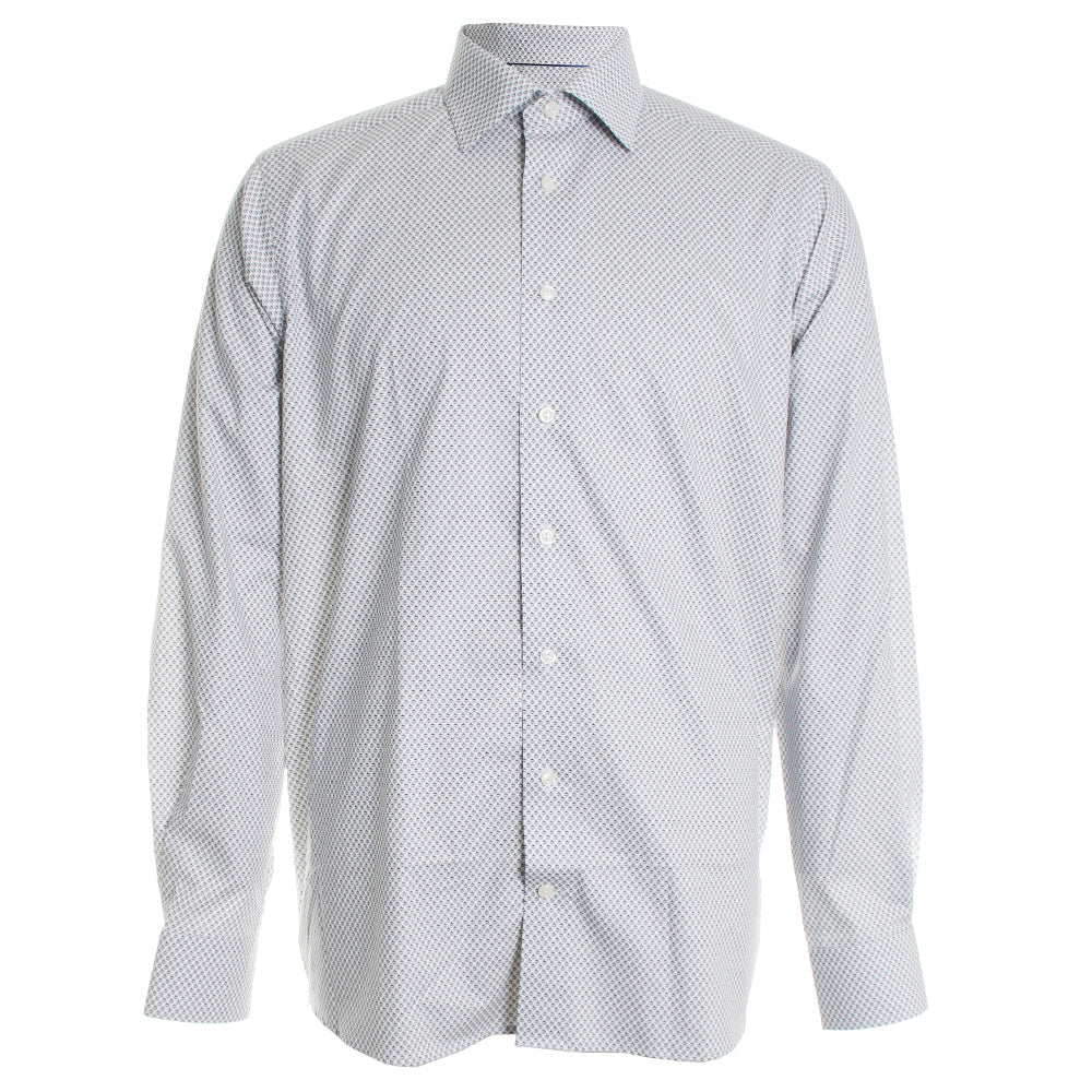 Eton coffee printed shirt