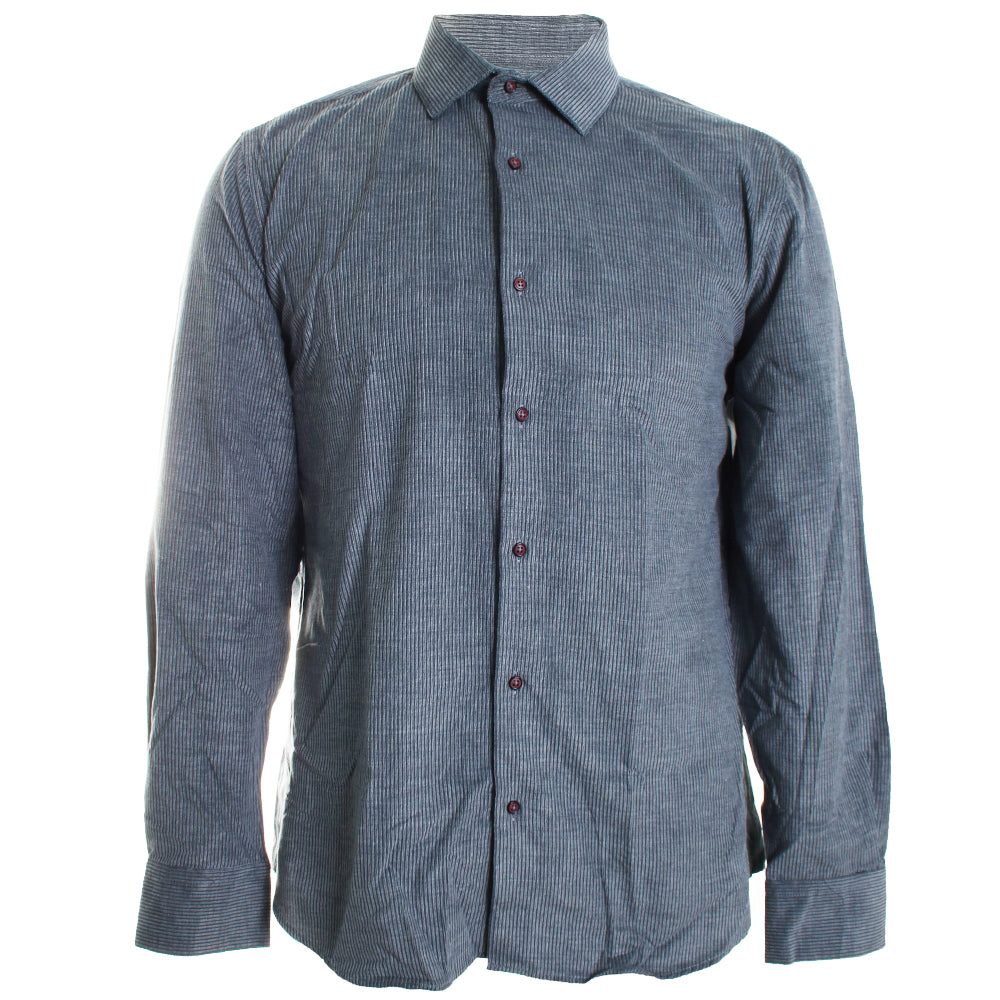 Garnet gray cord shirt.