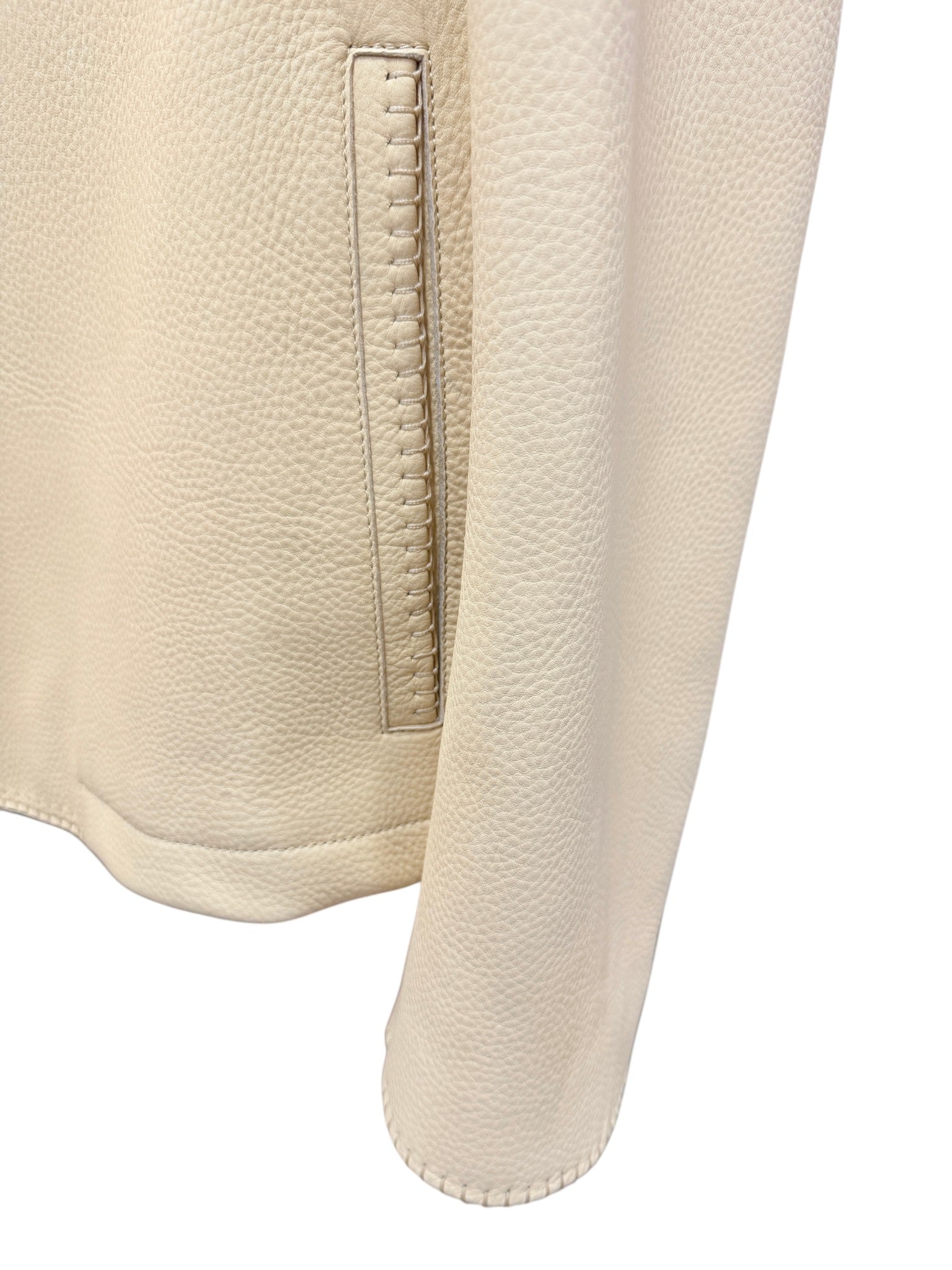 Maize deer skin jacket