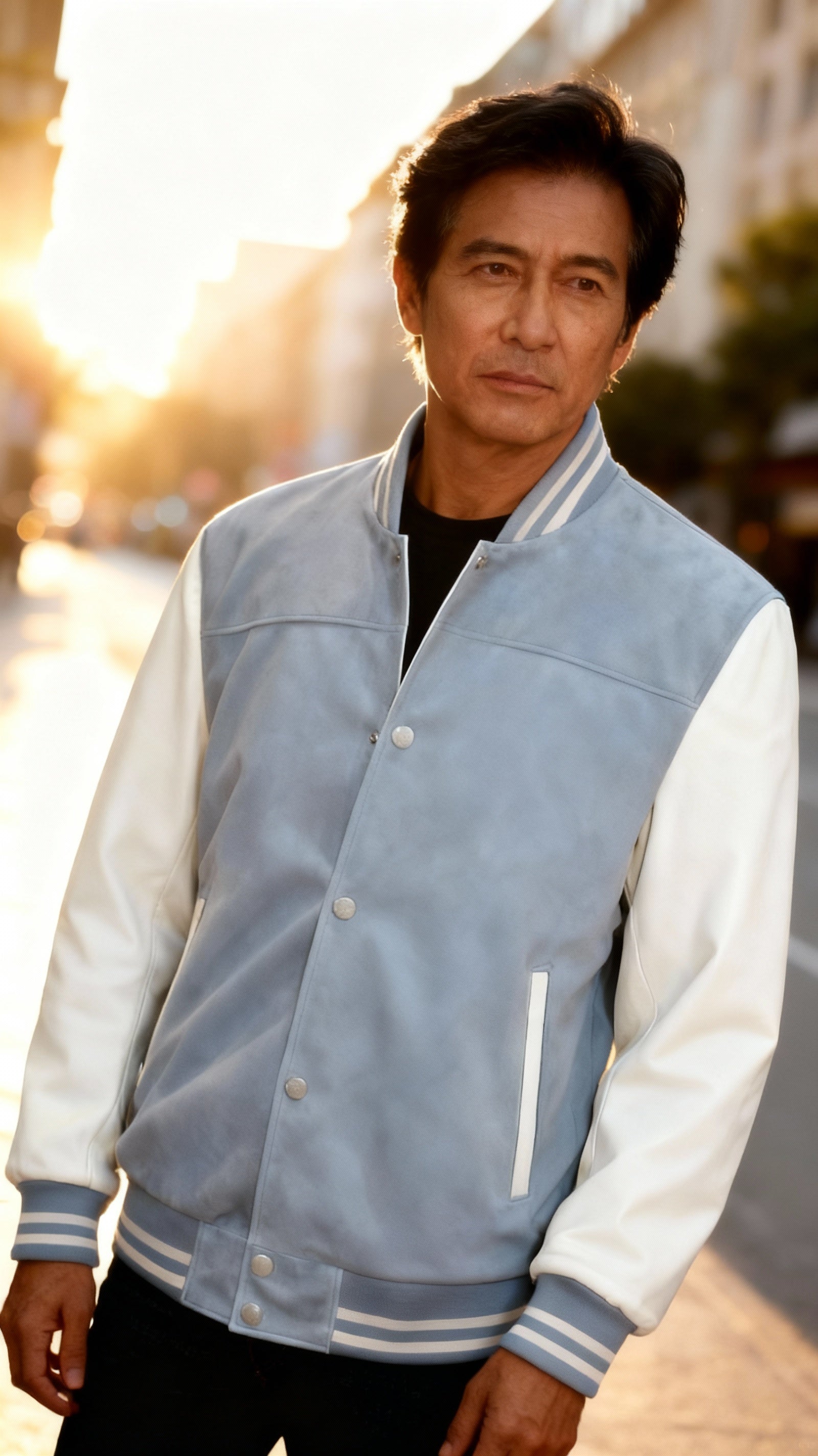 Marcello ultra Italian designed baseball jacket.