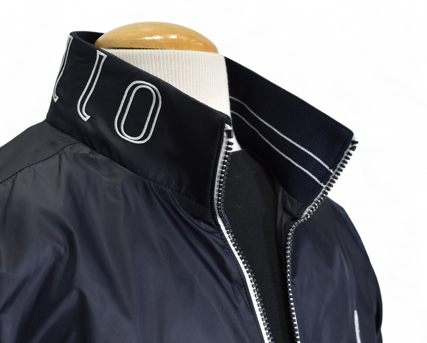Marcello navy windbreaker.