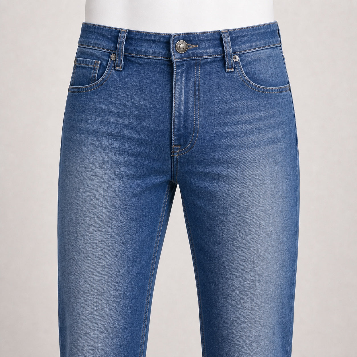 Marcello soft washed denim with stretch.