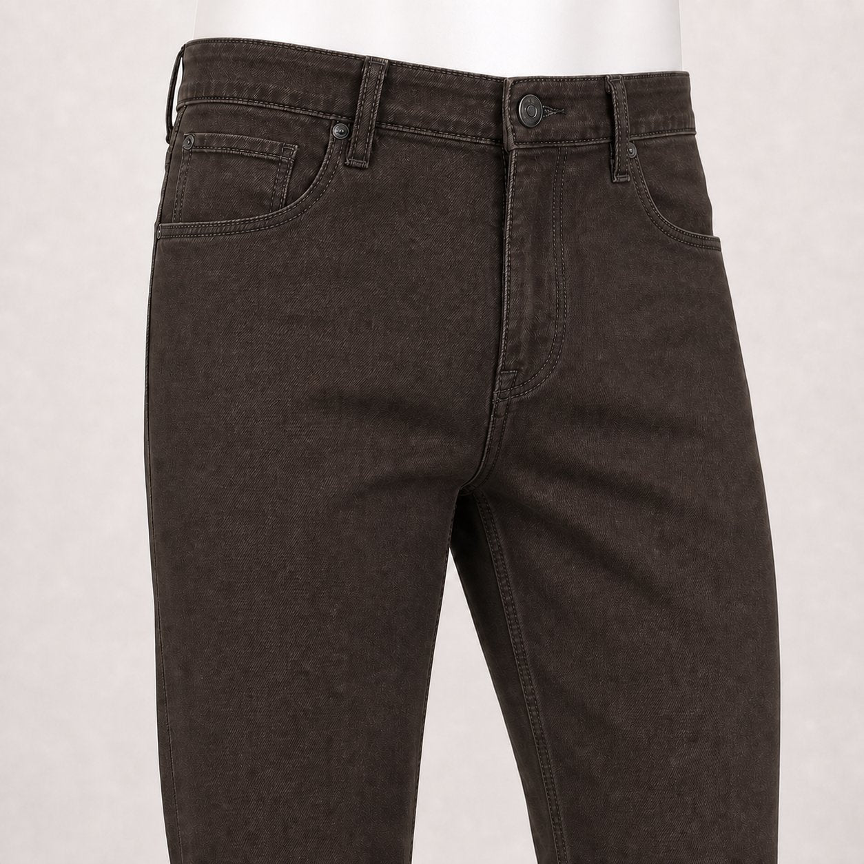 Marcello mocha stretch denim pant weight.