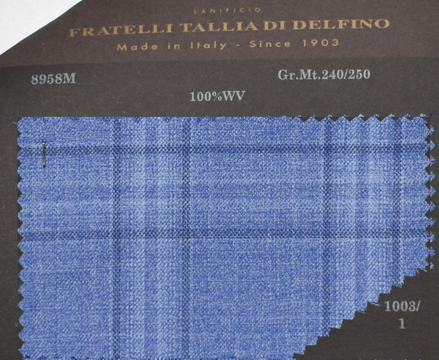 Marcello blue classic plaid sport coat.