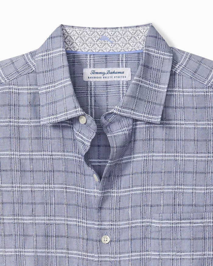 Blue plaid shirt