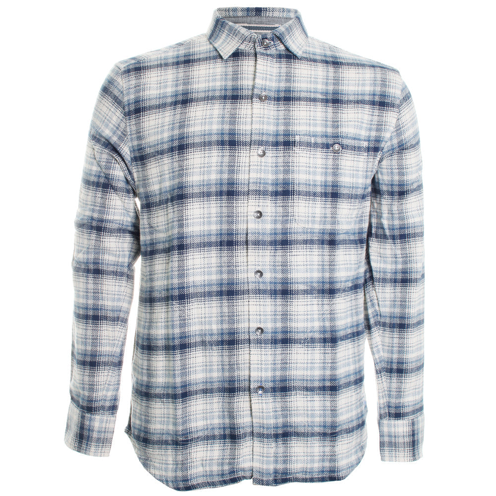 Tommy Bahama blue white flannel