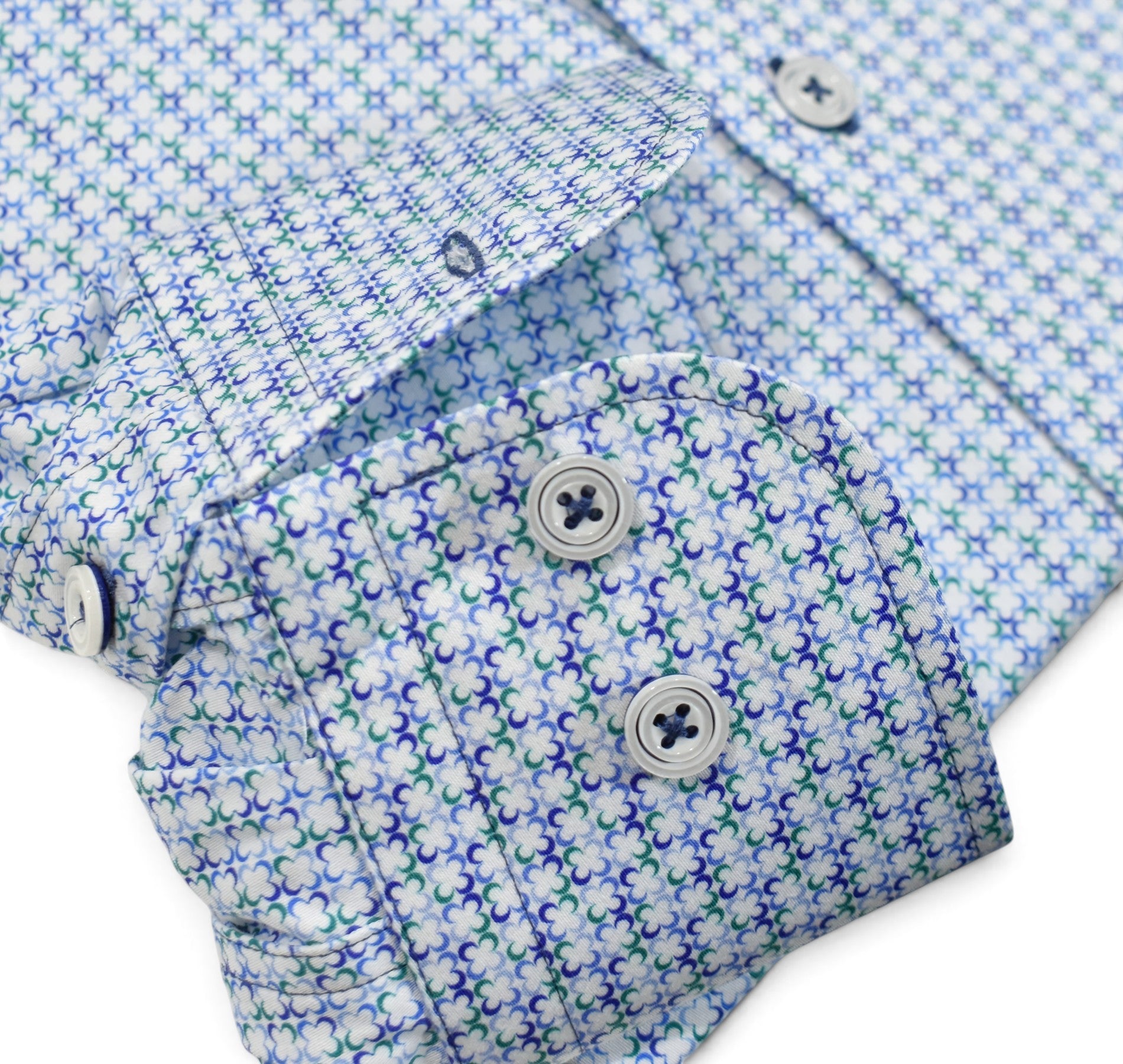 Indigo Clover Roll Collar by Marcello