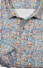 Upgrade your wardrobe with the W023R Dragon Abstract Roll Collar. Crafted from extra fine cotton with a luxurious silk-like finish, this shirt is a dream to wear. The Marcello exclusive one-piece roll collar stands elegantly, while the custom matched buttons and trim fabric add a touch of sophistication.