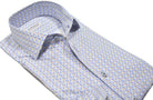 Upgrade your wardrobe with the W026R Multi Tonic Roll Collar. Crafted from extra fine cotton with a luxurious silk-like finish, this shirt is a dream to wear. The Marcello exclusive one-piece roll collar stands elegantly, while the custom matched buttons and trim fabric add a touch of sophistication. Perfect for any occasion.