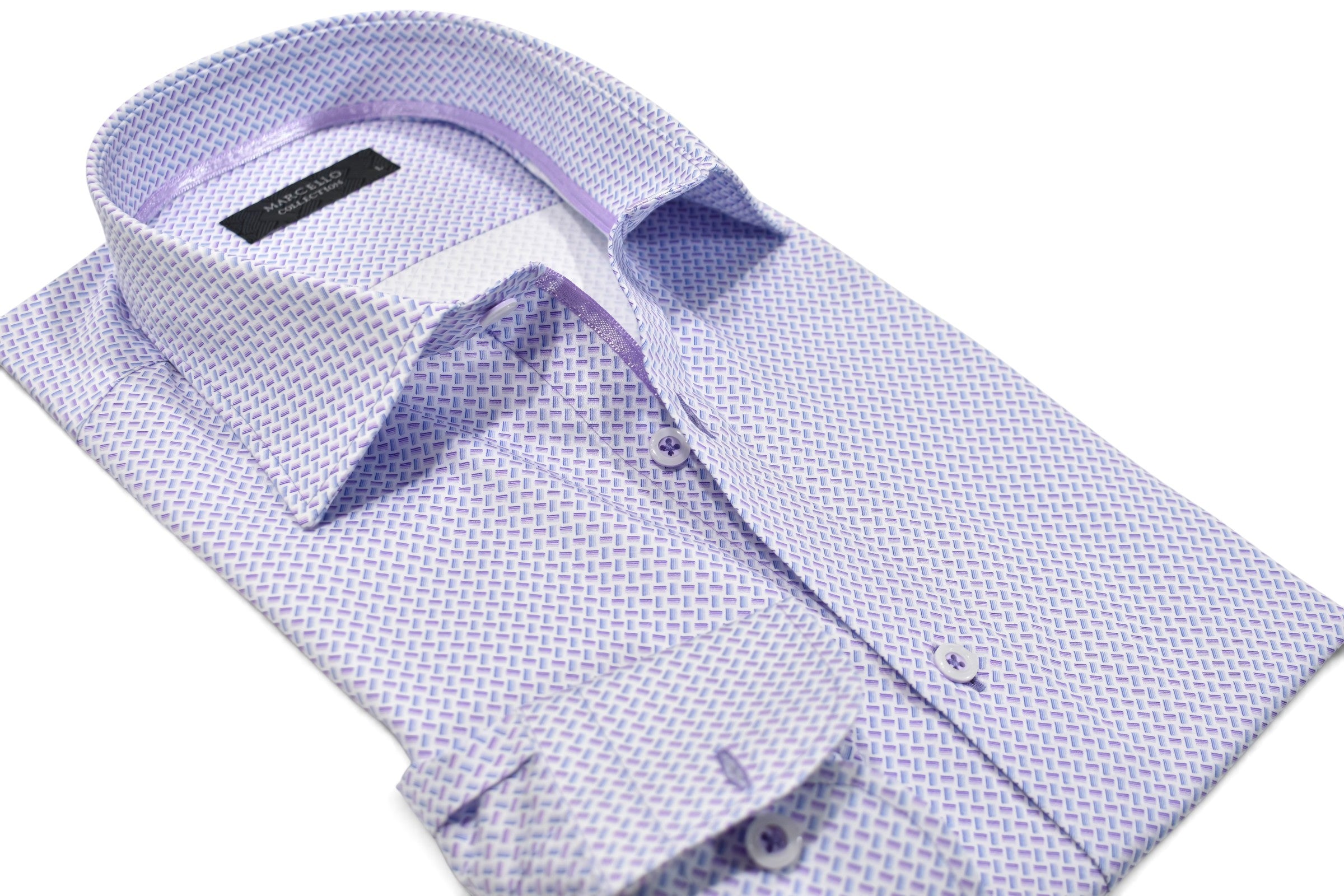 Plum Stream Roll Collar by Marcello