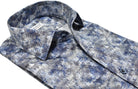 Upgrade your wardrobe with the W033R Nebula Mix Roll Collar. Crafted from extra fine cotton with a luxurious silk-like finish, this shirt is a dream to wear. The Marcello exclusive one-piece roll collar stands elegantly, while the custom matched buttons and trim fabric add a touch of sophistication.
