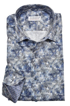 Upgrade your wardrobe with the W033R Nebula Mix Roll Collar. Crafted from extra fine cotton with a luxurious silk-like finish, this shirt is a dream to wear. The Marcello exclusive one-piece roll collar stands elegantly, while the custom matched buttons and trim fabric add a touch of sophistication.