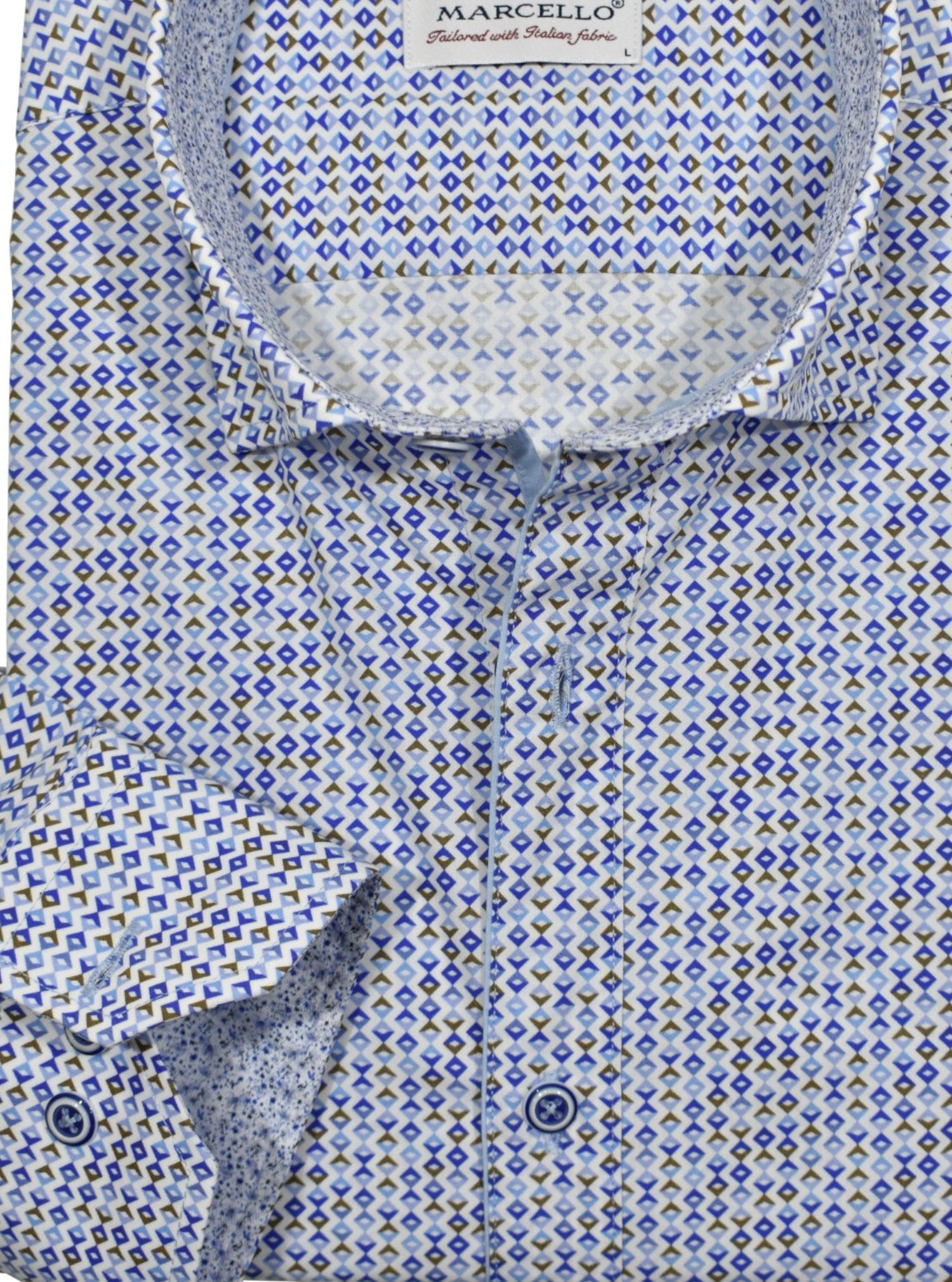 Indulge in luxurious comfort with W046 Shaded Diamonds by Marcello Sport.