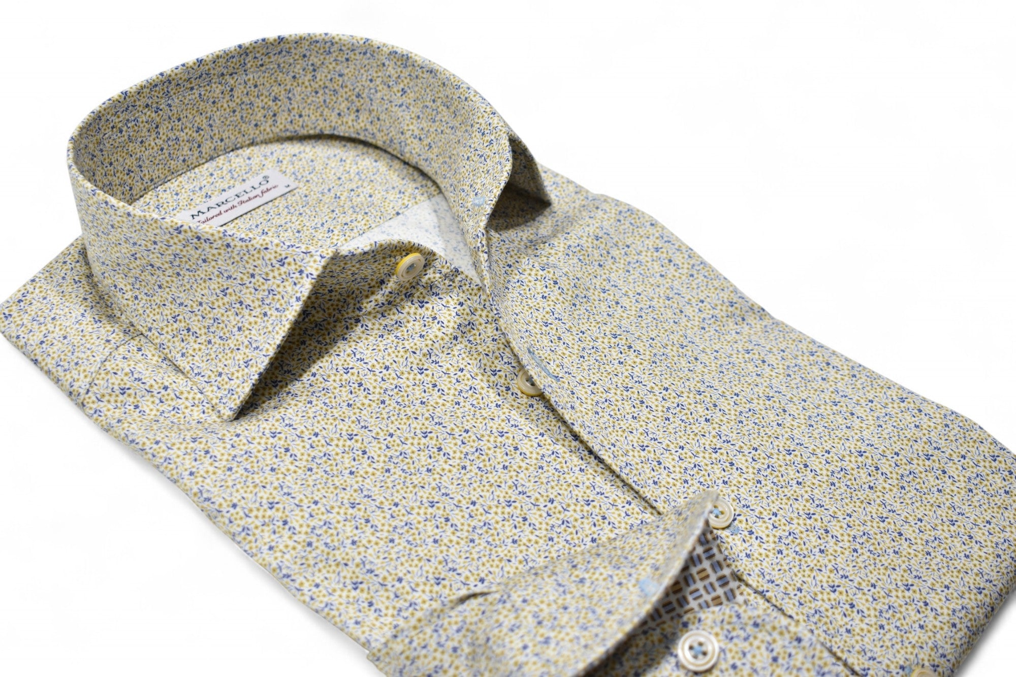 Marcello fine maize floral shirt.