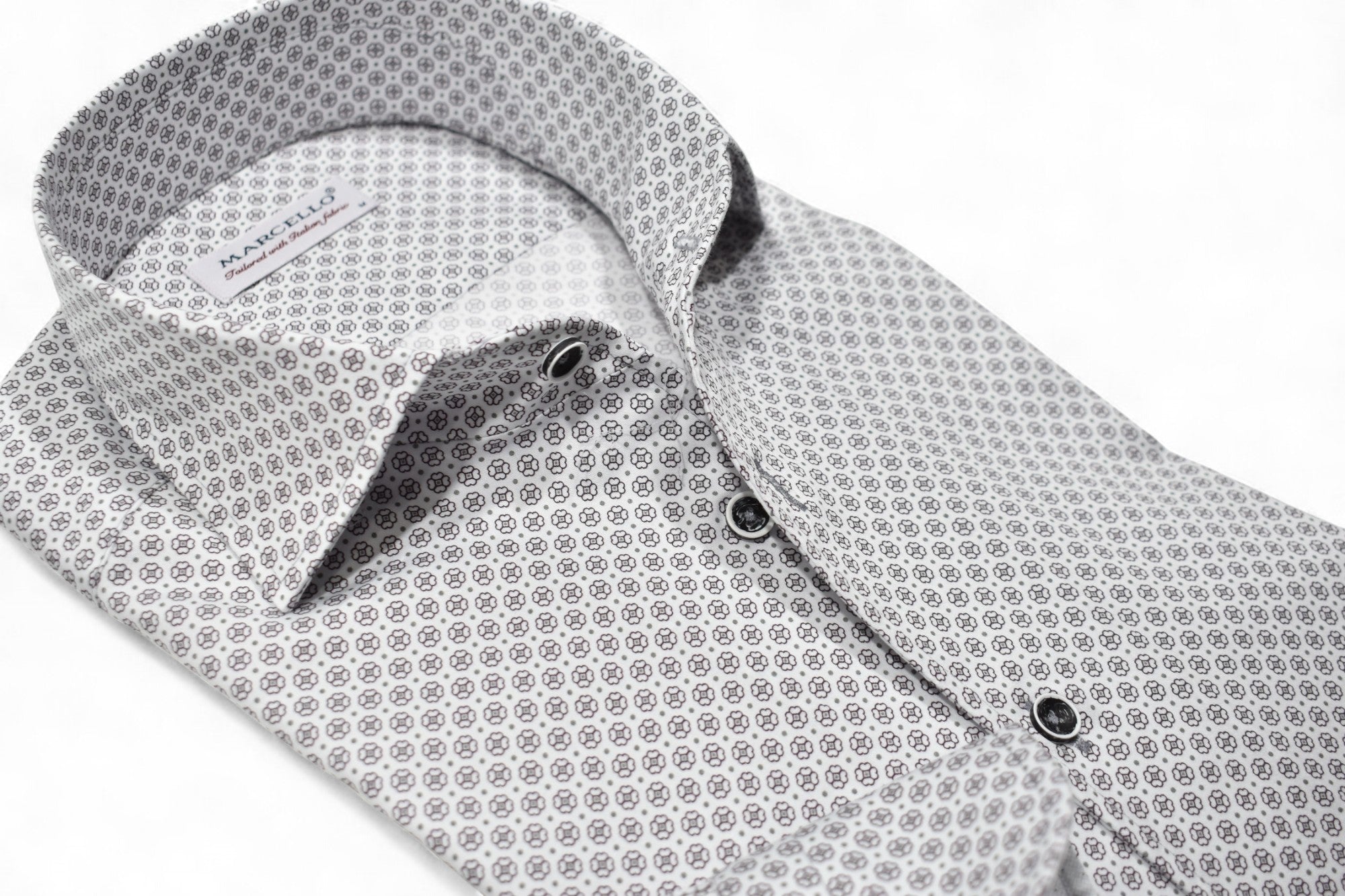 Marcello classic circled medallion shirt.