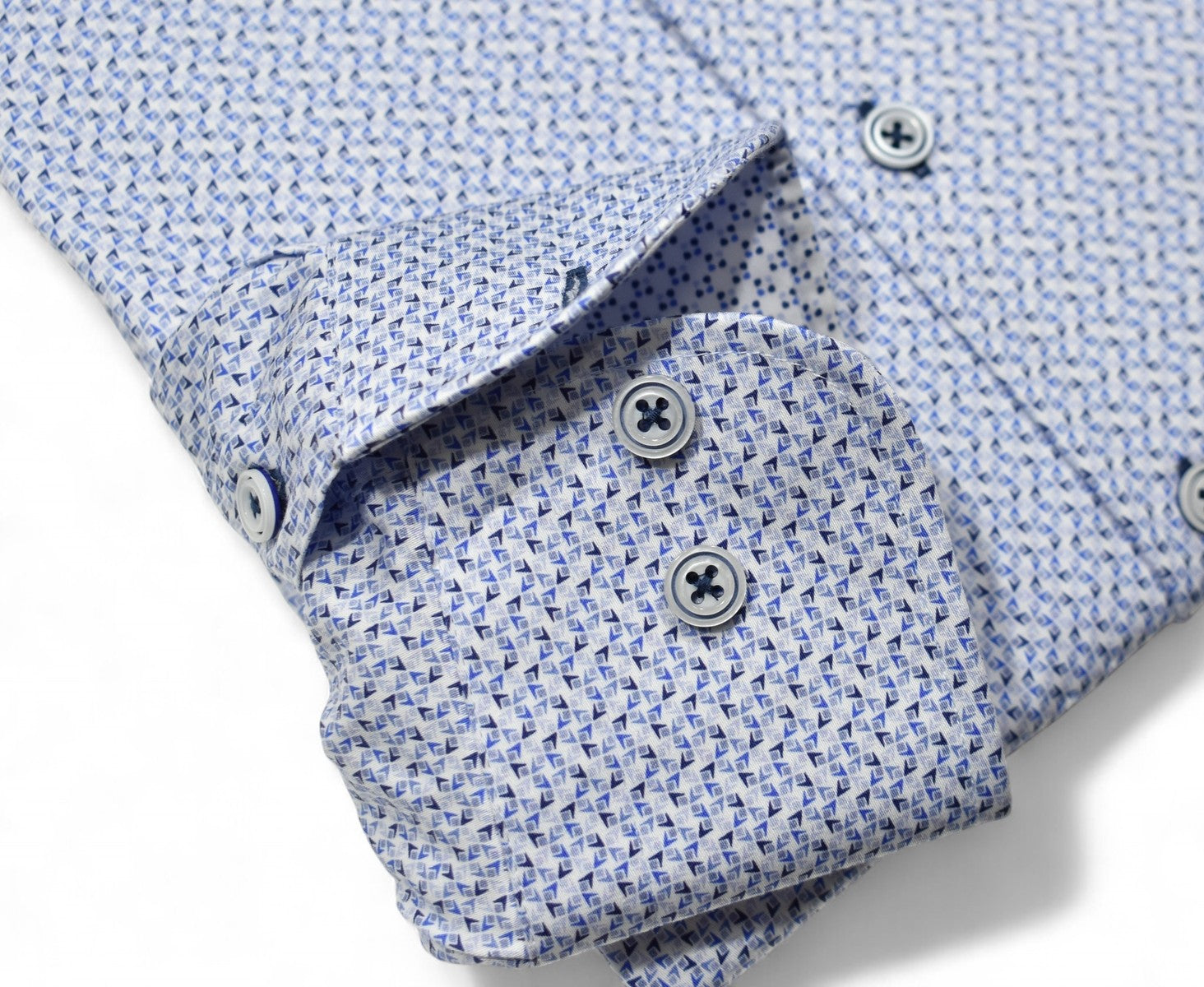 Marcello blue current shirt.