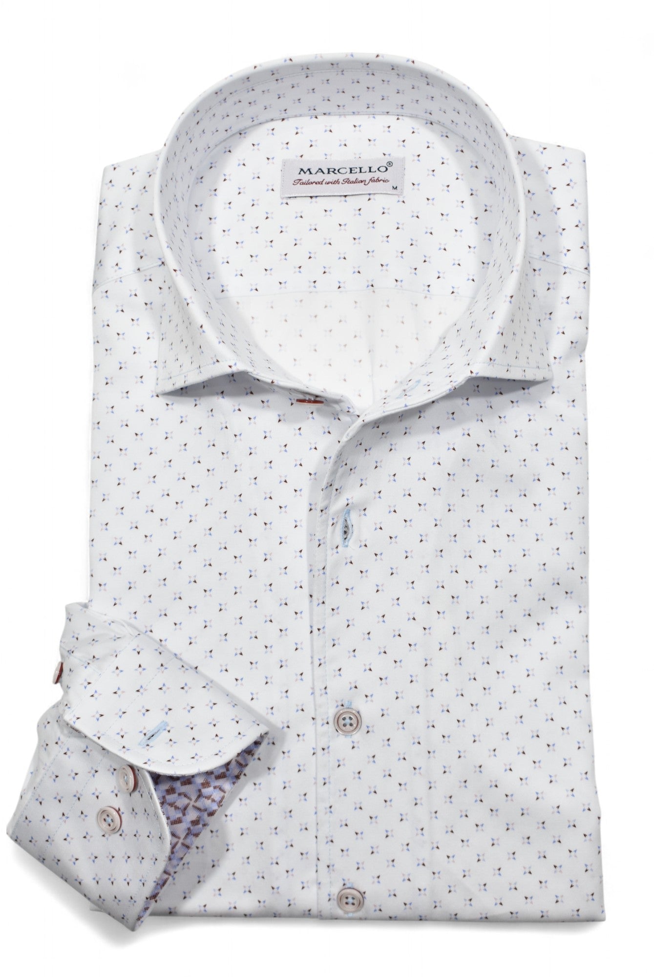 Marcello white cotton shirt.