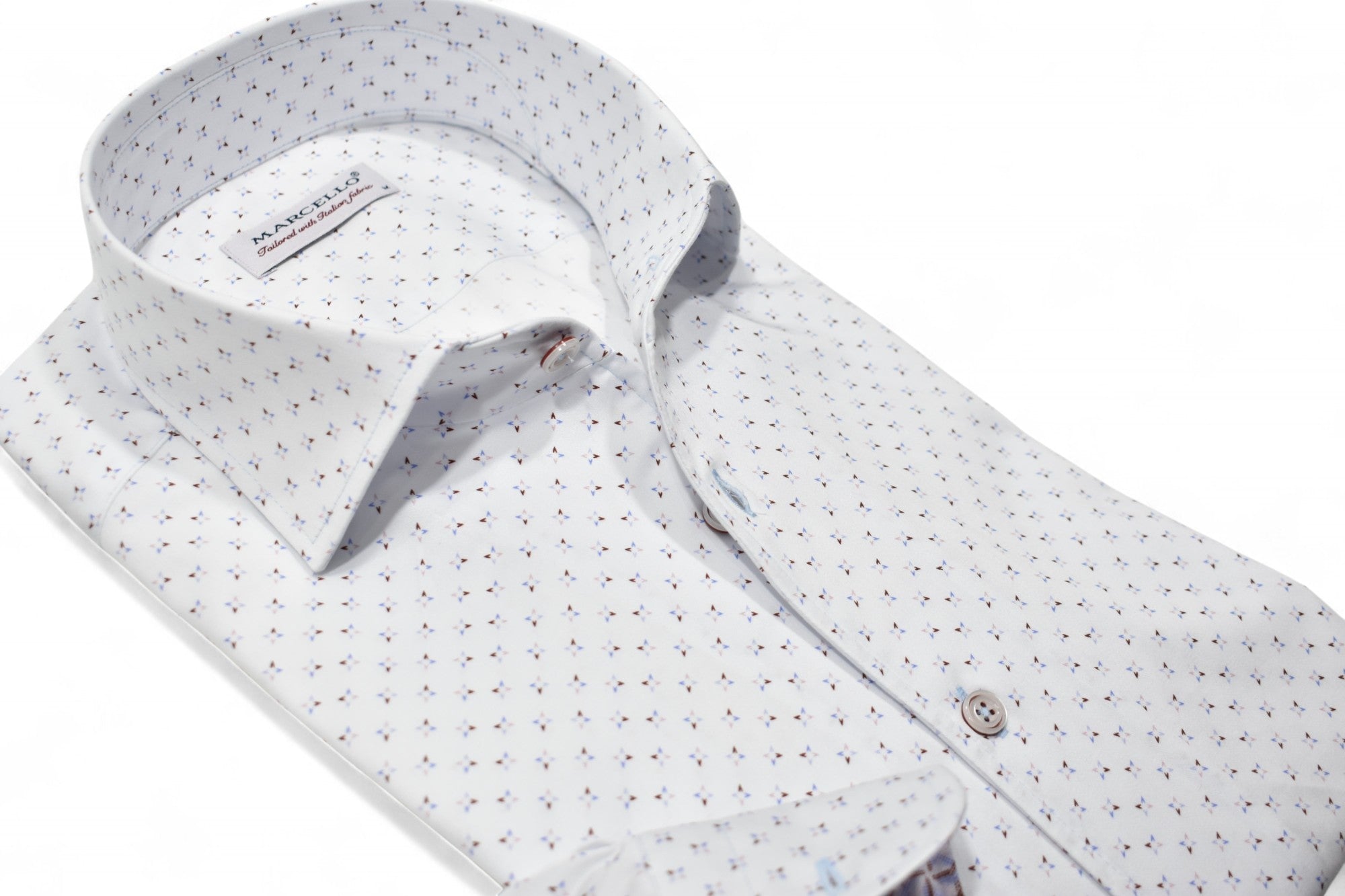 Marcello white cotton shirt.