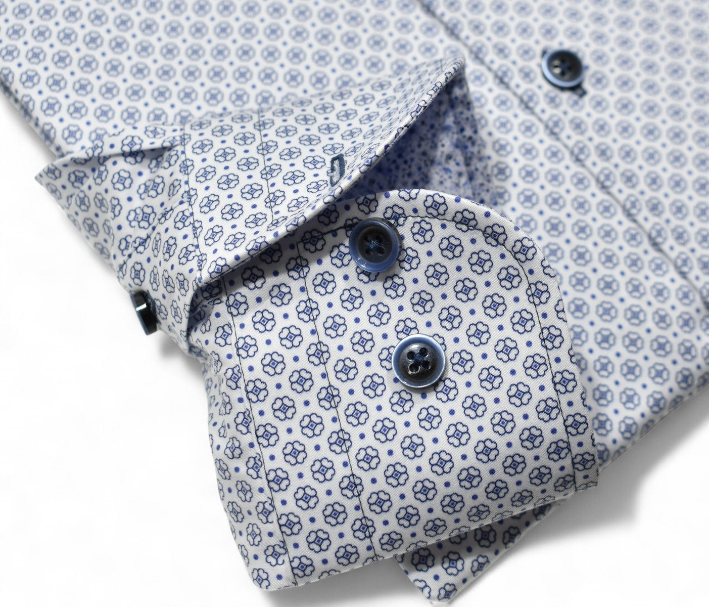 Marcello navy medallion floral.