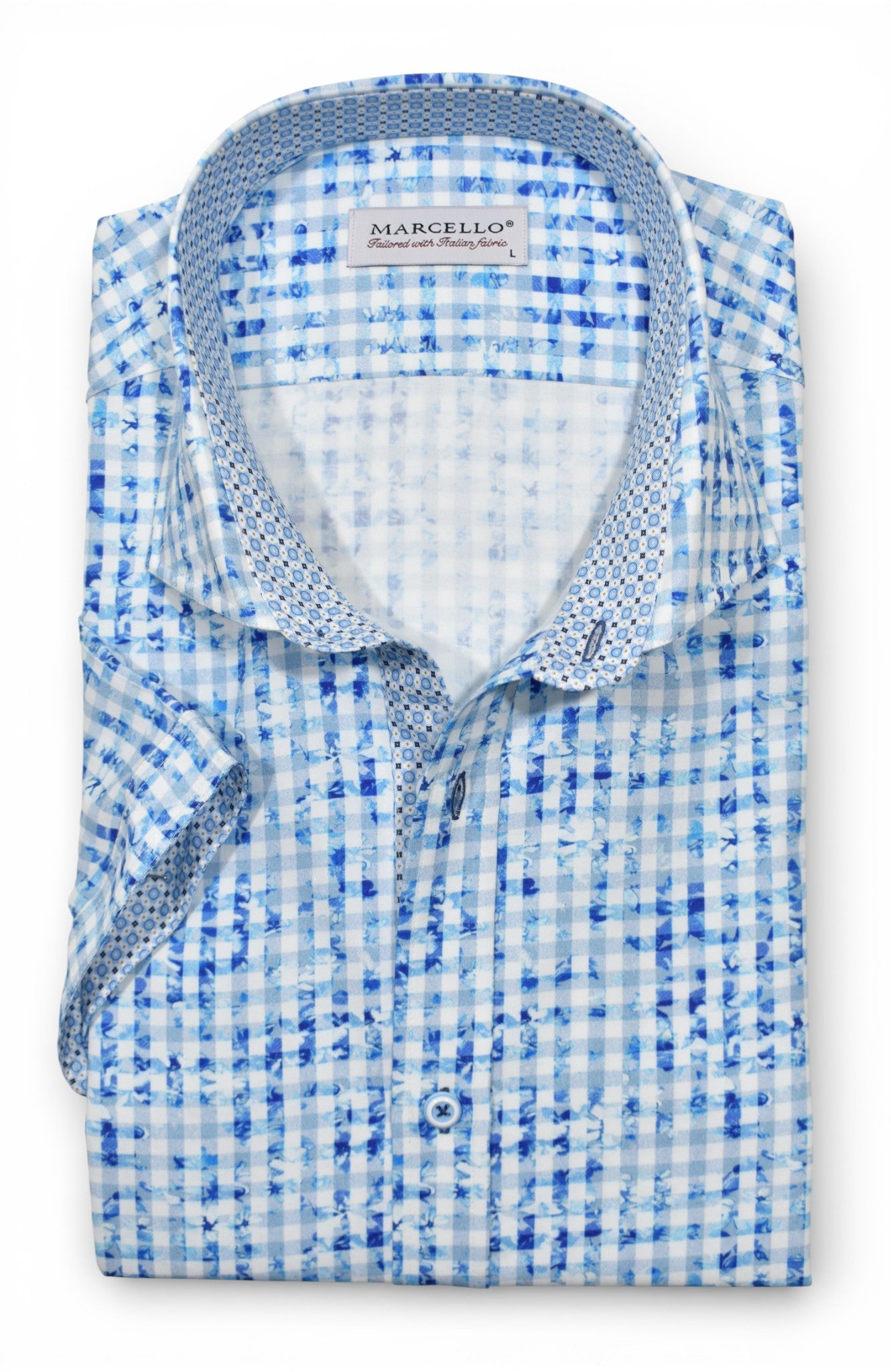 Marcello Arube short sleeve shirt.