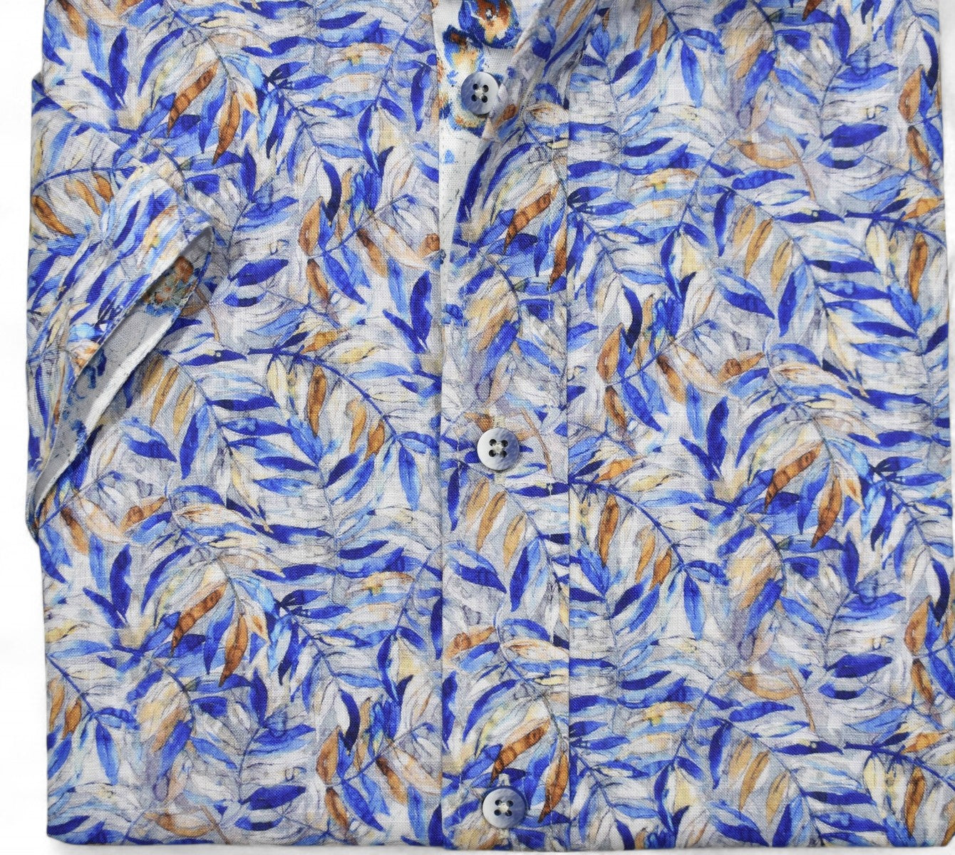 Marcello blue floral shirt.