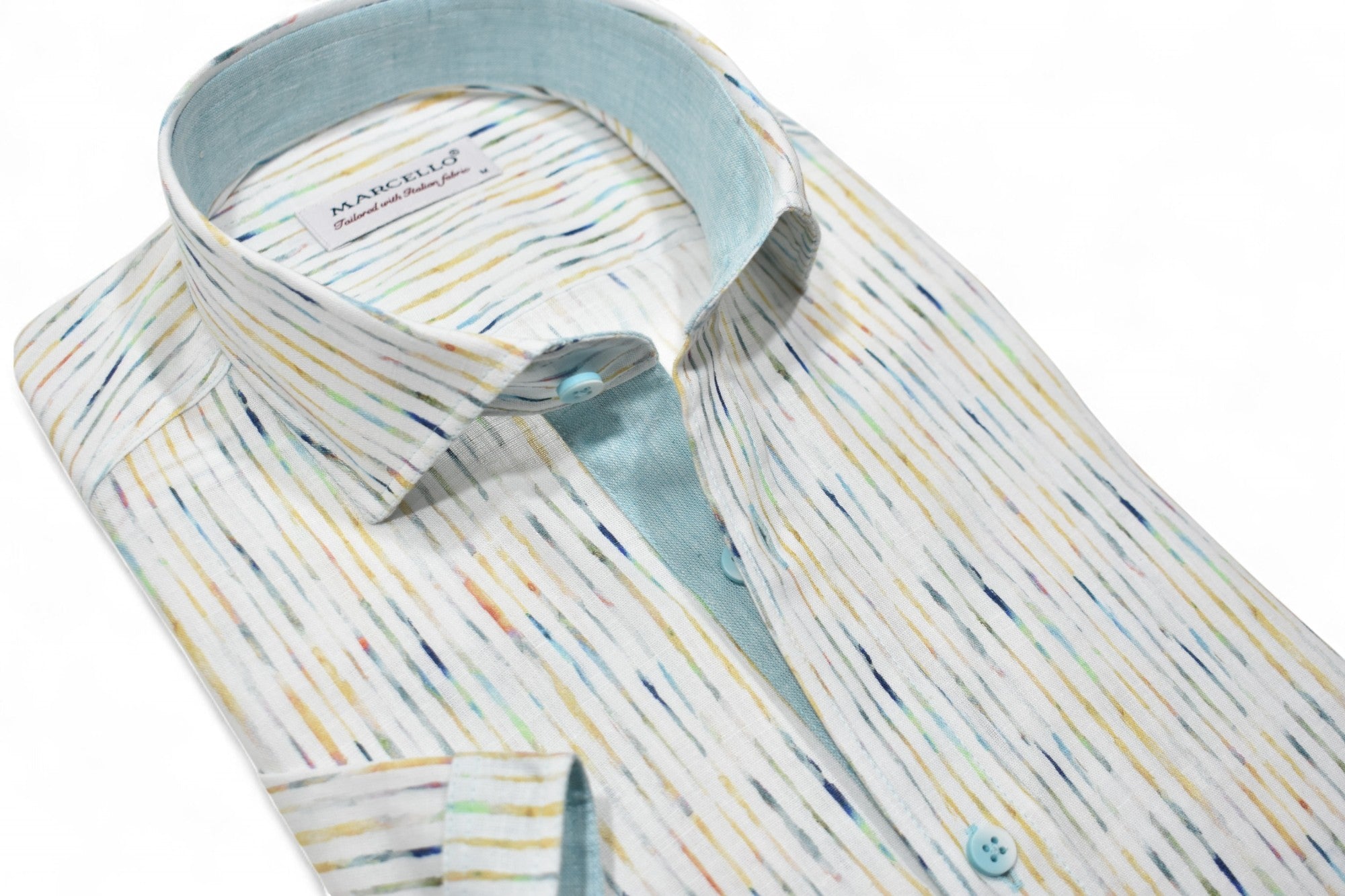 Marcello multi stripe shirt.