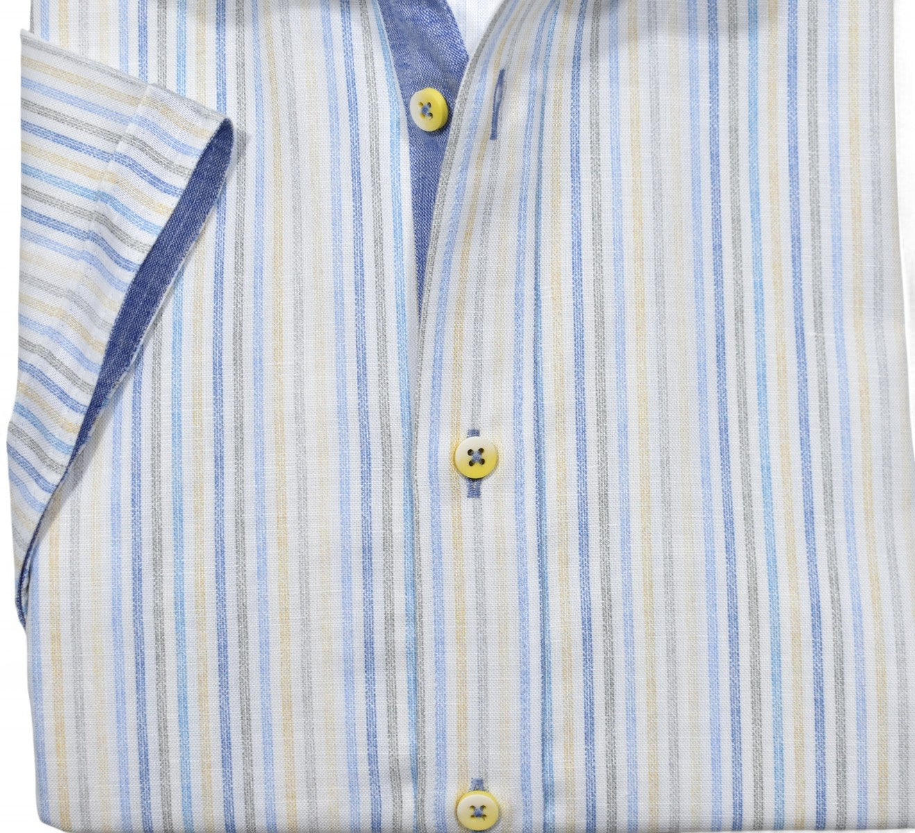 Marcello short sleeve stripe shirt.