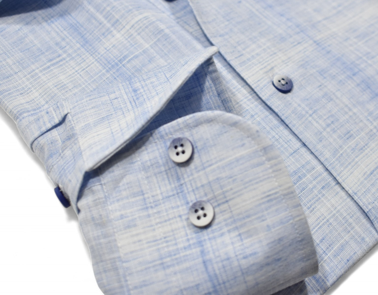 Marcello sky plaid shirt.