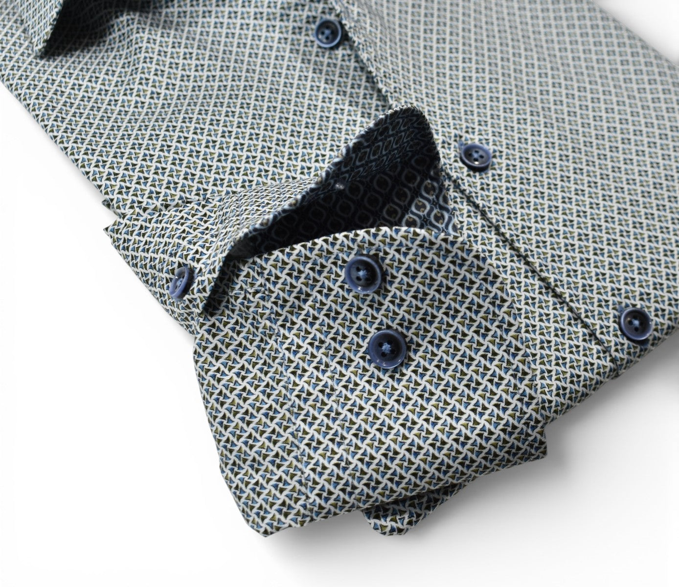 Marcello multi diamond shirt.