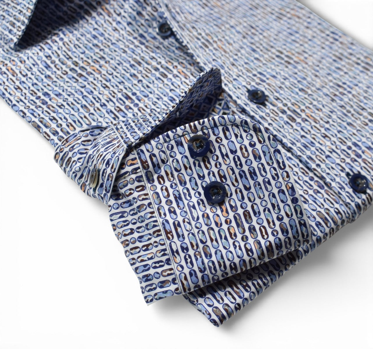 Marcello vertical ovals shirt.