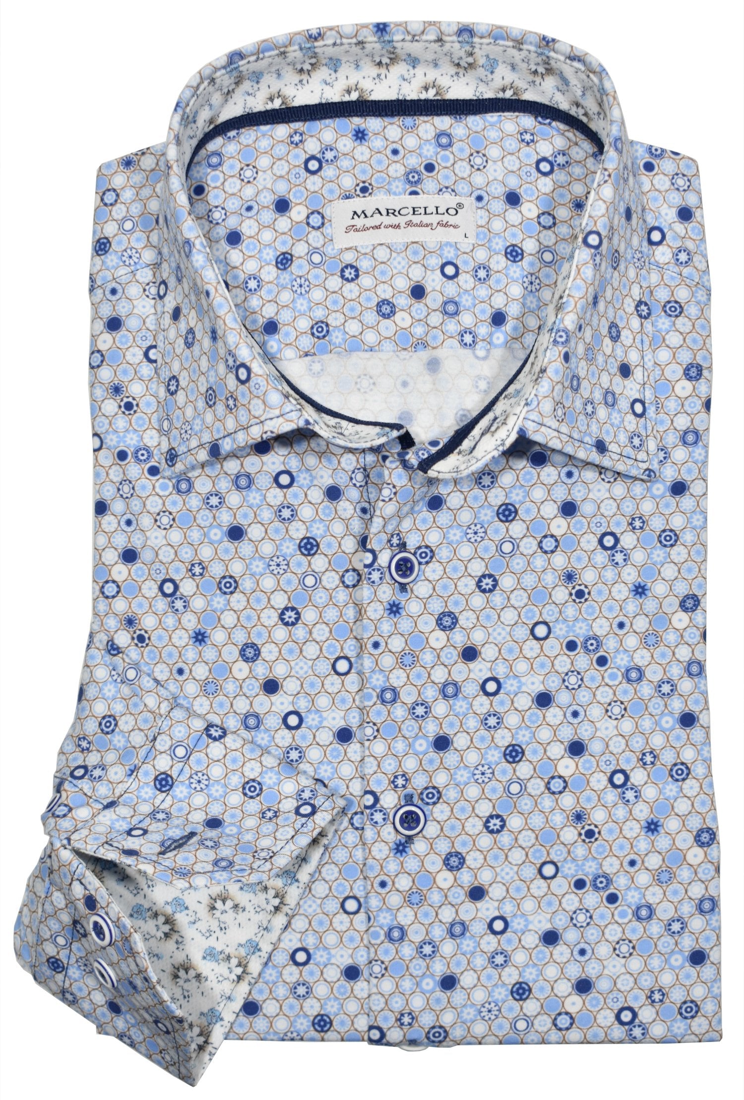 Indulge in pure comfort in our Mmmm Stretch shirt. Made with exquisite 8-way stretch cotton fabric and a touch of elastin, this shirt moves with your body and is so soft you'll be saying "Mmmm!" Perfect for any occasion. Enjoy unparalleled comfort!