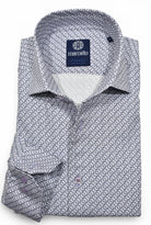 Soft cotton fabric with added stretch characteristics to provide enhanced comfort. Stretch shirt by Marcello.