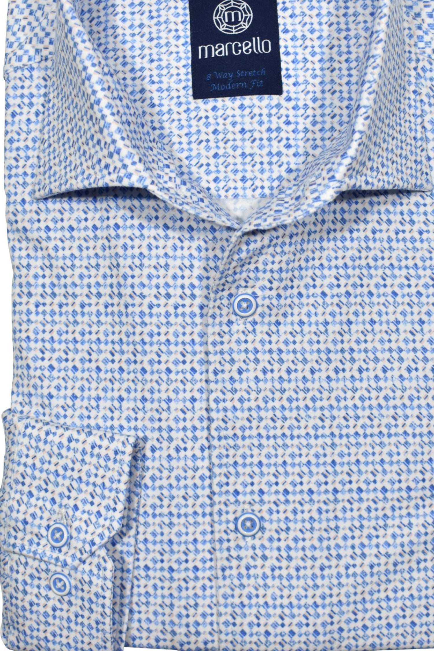 Soft cotton fabric with added stretch characteristics to provide enhanced comfort. by Marcello
