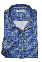Elevate your casual wardrobe with the Marcello Royal Madras Sport Shirt. The cool shades of royal blue, navy, and gray blend together in a unique madras pattern, perfect for those who love blue. Plus, the contrast double track stitching adds a touch of modern style. Pair with jeans for a casual yet stylish look.