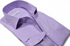 Elevate your style with the Marcello Lilac Check Roll Collar shirt.
