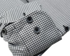 Elevate your style with the Marcello Galaga Check Roll Collar.