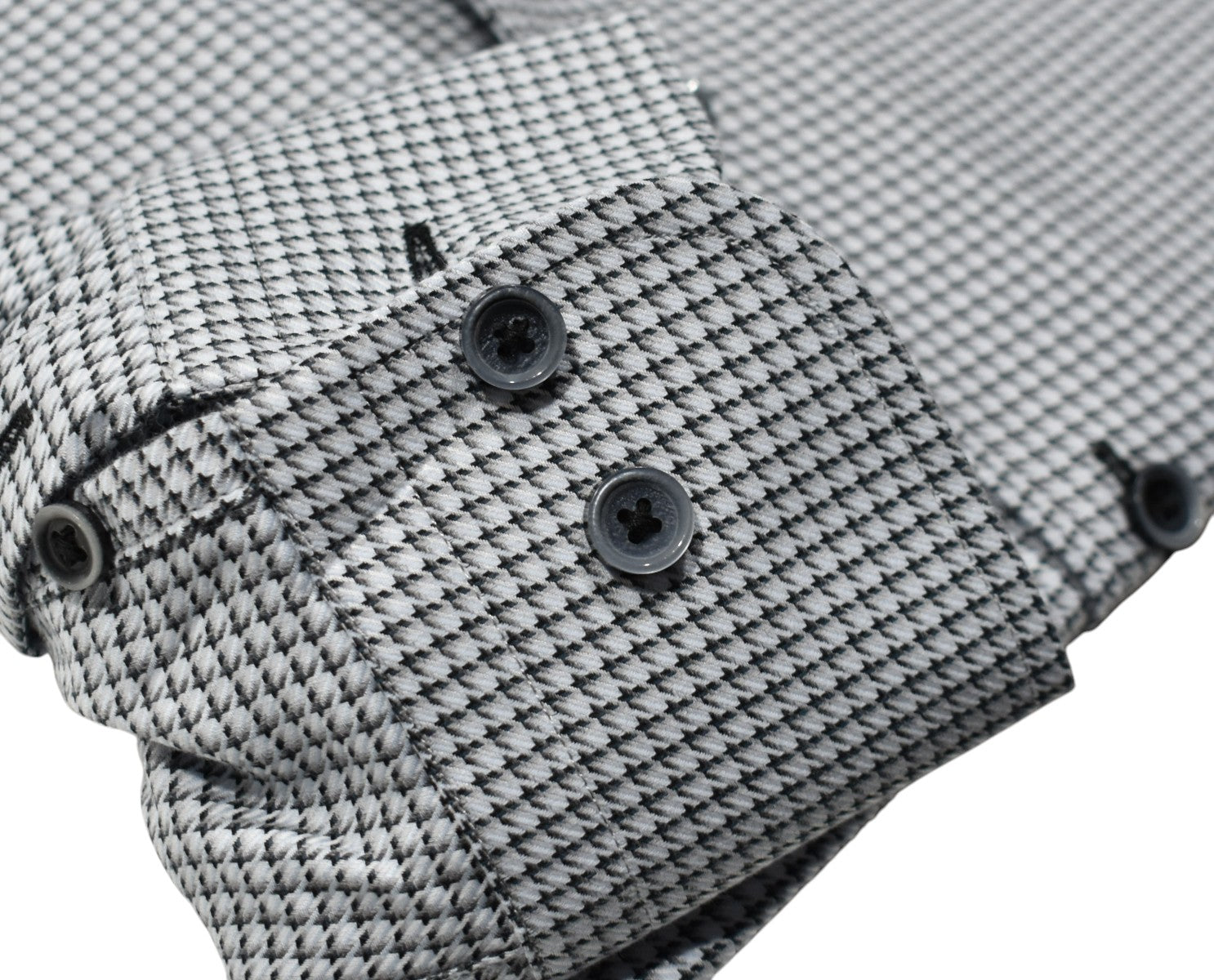 Elevate your style with the Marcello Galaga Check Roll Collar.