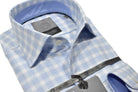 Elevate your wardrobe with the Marcello Premium Sky Plaid shirt. Crafted from extra fine fabrics sourced from fine Italian mills, our Marcello Premium program offers 100's 2 ply shirts in rich classic patterns. With the Marcello exclusive one piece roll collar, you'll feel confident and stylish in any setting.