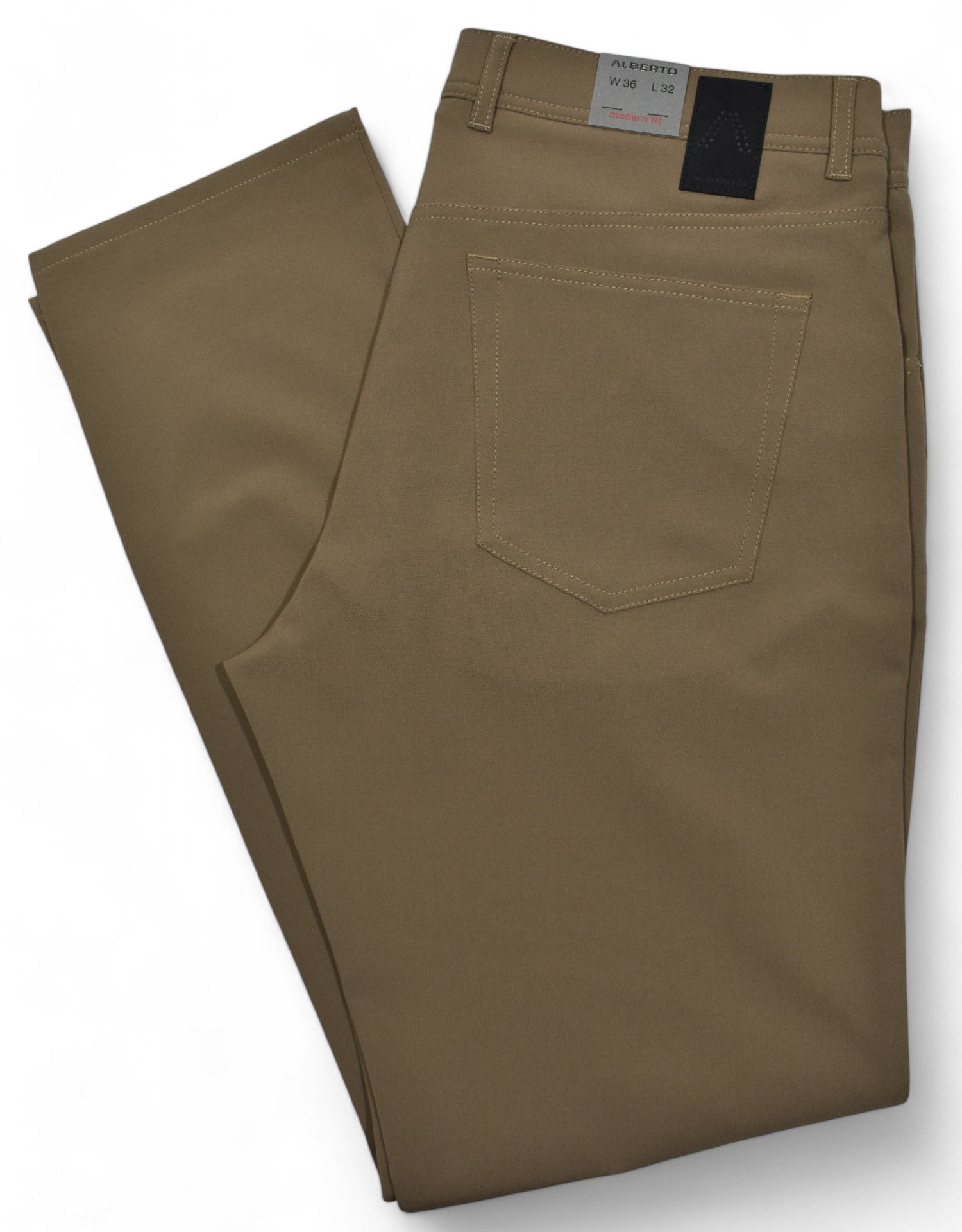 Boasting the Alberto Ceramica fabric that is both functional and dressy, in a 5 pocket jean model. Modern fit, slightly slimmer leg, shorter rise and slightly increased waist. 