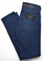 Experience the renowned Alberto fit in our Dark Blue Tencel Denim Jean.