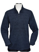 Achieve a contemporary look and feel with the ZA26007 Indigo Performance Zip. Featuring a lightweight, luxurious tech fabric with a velvety finish, this mock zip features a classic two-tone weave to add textural depth to your style. Enjoy superior comfort and quality with this timeless classic.  Classic fit.